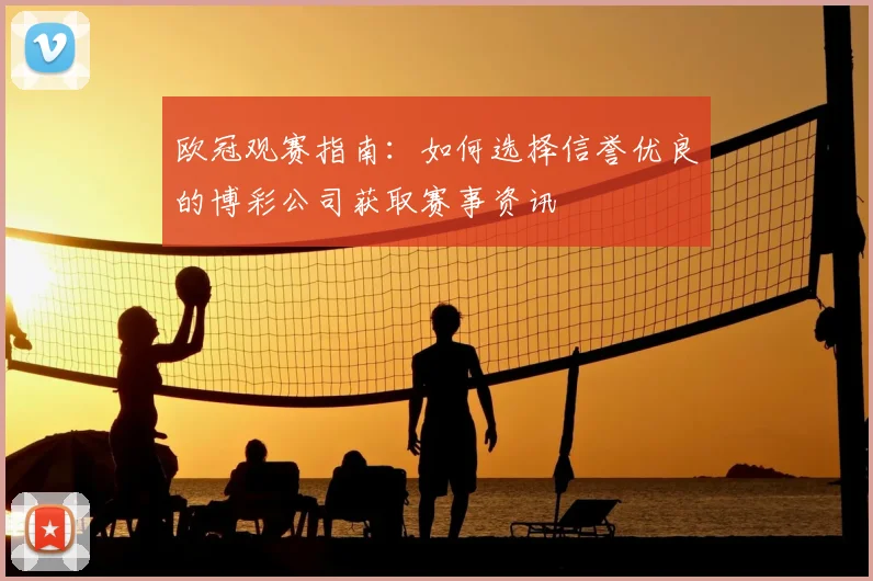 欧冠观赛指南：如何选择信誉优良的博彩公司获取赛事资讯