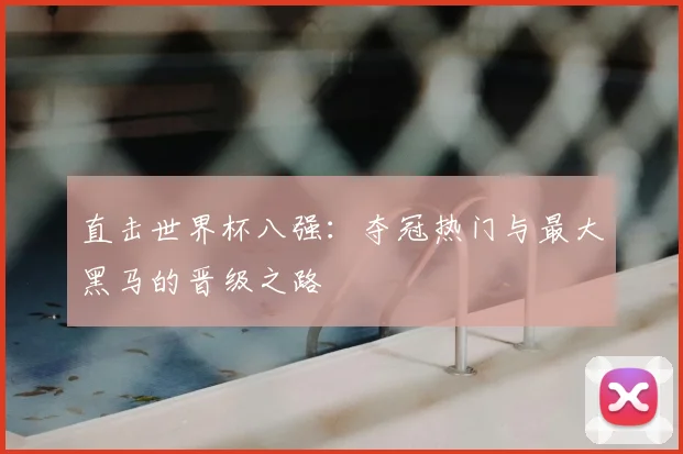 直击世界杯八强：夺冠热门与最大黑马的晋级之路