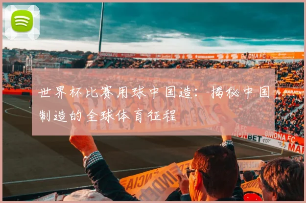 世界杯比赛用球中国造：揭秘中国制造的全球体育征程